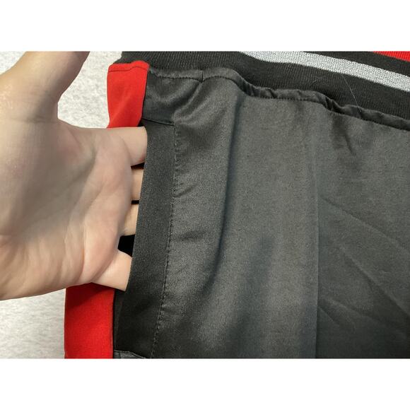 Sacred Crown Pants Mens 4XL Black Red Track Joggers Athletic Side Stripe Cuffed - Picture 5 of 12
